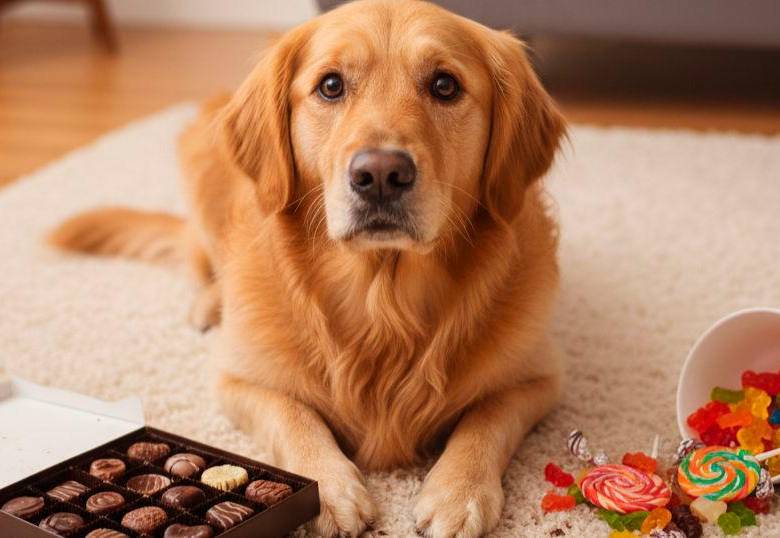 ¿Los perros pueden comer dulce?