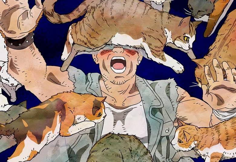 Nyaight of the Living Cat serie japonesa que convierte al mundo en gatos