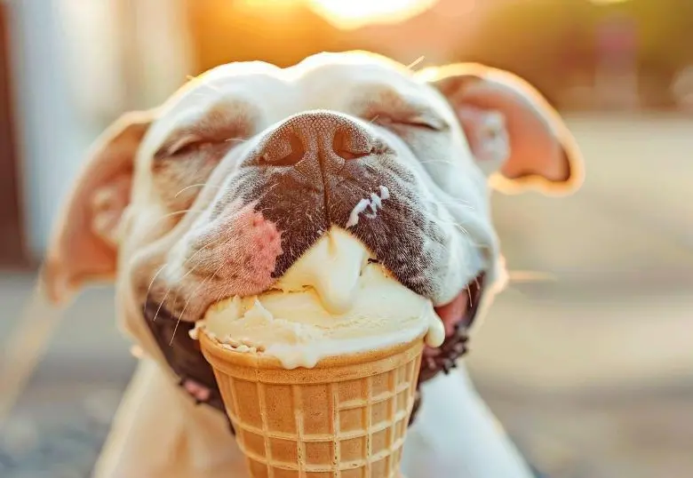¿Es bueno que los perros coman helado?