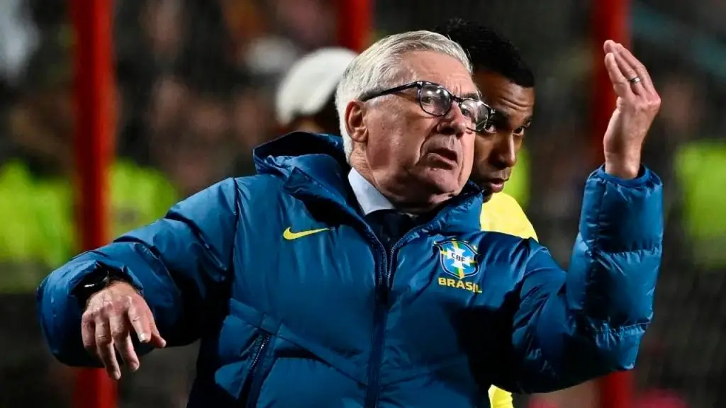 Carlo Ancelotti es el actual técnico de la selección nacional de Brasil. Foto. Afp