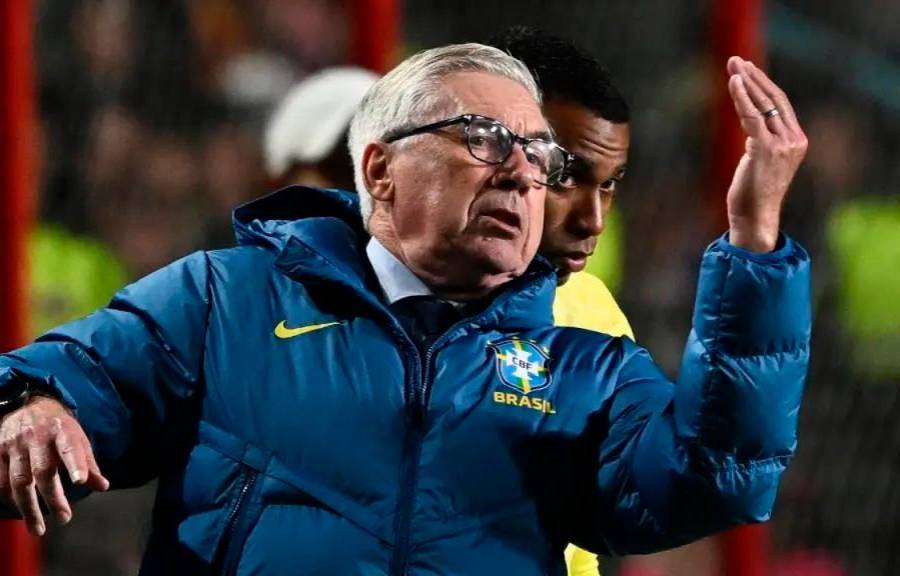 Carlo Ancelotti es el actual técnico de la selección nacional de Brasil. Foto. Afp