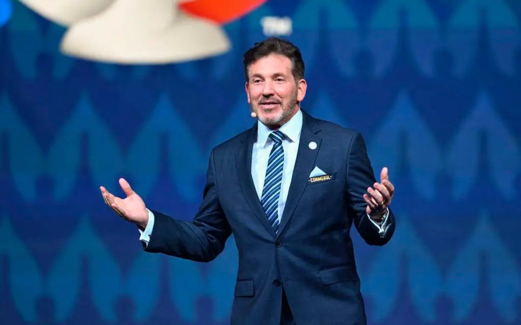 Alejandro Domínguez es presidente de la Conmebol desde 2016. FOTO: <b>CONMEBOL</b>
