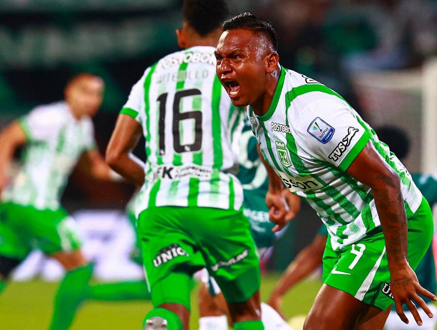 Alfredo Morelos, uno de los mejores jugadores de Atlético Nacional en la actualidad. Foto: Manuel Saldarriaga Quintero.