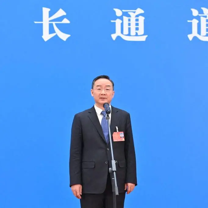 El exministro de Agricultura chino en una intervención, en ese entonces, en la quinta sesión de la XIII Asamblea Popular Nacional en Beijing, capital de China. FOTO: AFP