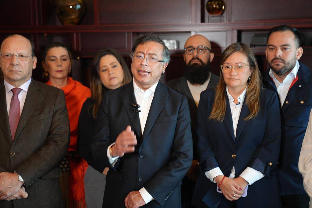 El presidente Gustavo Petro respondió, desde China, al hundimiento de la consulta popular en el Senado. Foto: PRESIDENCIA