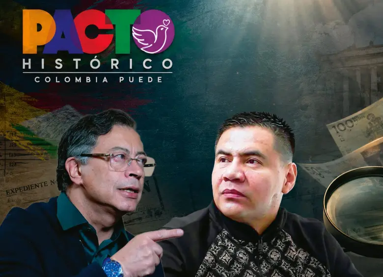 Presidente Gustavo Petro negó que a su campaña haya ingresado dinero de Andrés Felipe Marín alias ‘Pipe Tuluá’, señalado cabecilla de la organización criminal La Inmaculada. FOTO Presidencia y captura de video
