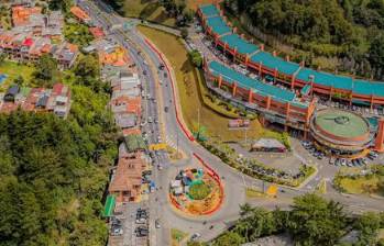 Imagen de referencia del sector del Alto de Las Palmas donde se ubica la glorieta en mención. FOTO: Cortesía.
