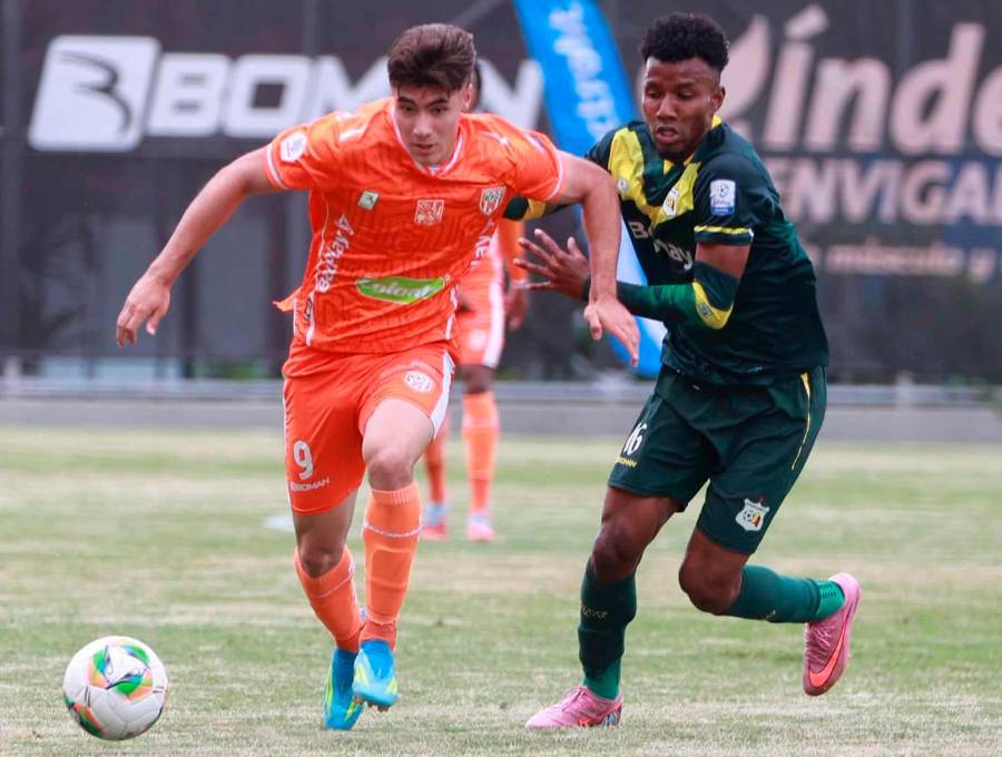 Envigado juega el duelo de ida de la final del Torneo BetPlay ante Real Cartagena en la heróica este lunes. FOTO MANUEL SALDARRIAGA 