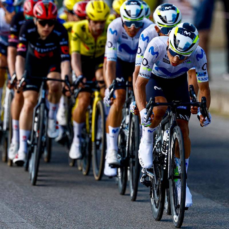 Éiner Rubio, de 28 años de edad, fue uno de los grandes protagonistas este domingo en la novena etapa del Giro de Italia. FOTO X-MOVISTAR TEAM