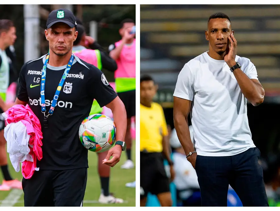 Lucas González y Amaranto Perea aprovechan este tiempo para ajustar sus ideas de juego. FOTOS MANUEL SALDARRIAGA Y CAMILO SUÁREZ