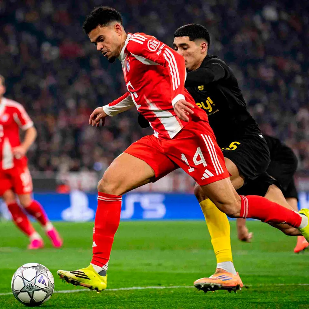 El delantero colombiano Luis Díaz es titular con el Bayern Múnich para el duelo ante el Augsburgo FC , por la fecha 19 de la Bundesliga. FOTO TOMADA X@FCBayern