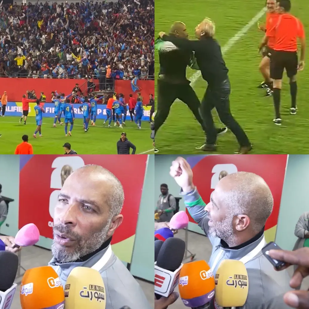 El técnico Eric Chelle, de Nogeria, denunció rituales del cuerpo técnico congoleño en los penaltis y desató un escándalo en las Eliminatorias de África. FOTO: Tomada de redes sociales.