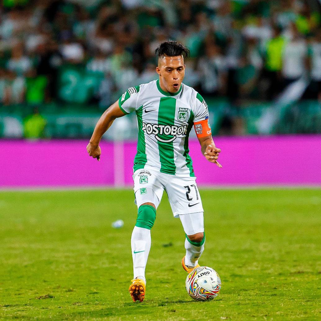 En el primer semestre de 2023, Sebastián Gómez era el capitán de Atlético Nacional. FOTO CAMILO SUÁREZ