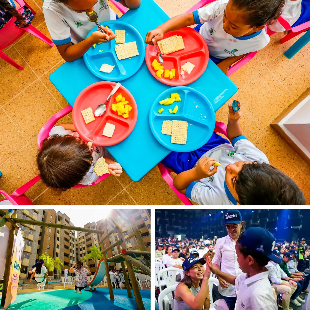 Buen Comienzo, Parceros y vivienda propia para las familias son pilares del gobierno de Federico Gutiérrez. Fotos: Cortesía