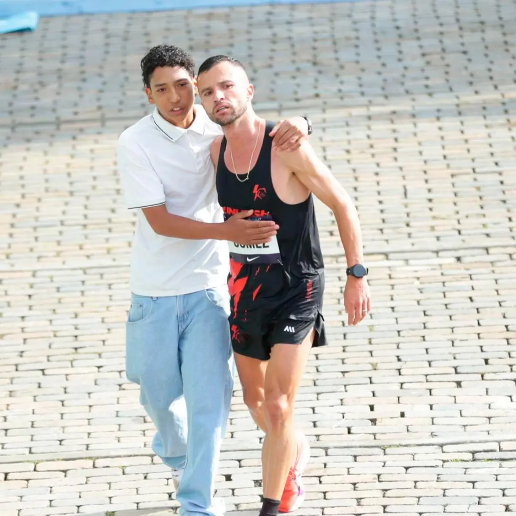 David Gómez es un atleta de la Ceja, Antioquia que lleva corriendo 13 años a nivel nacional e internacional. Foto: Camilo Suárez.
