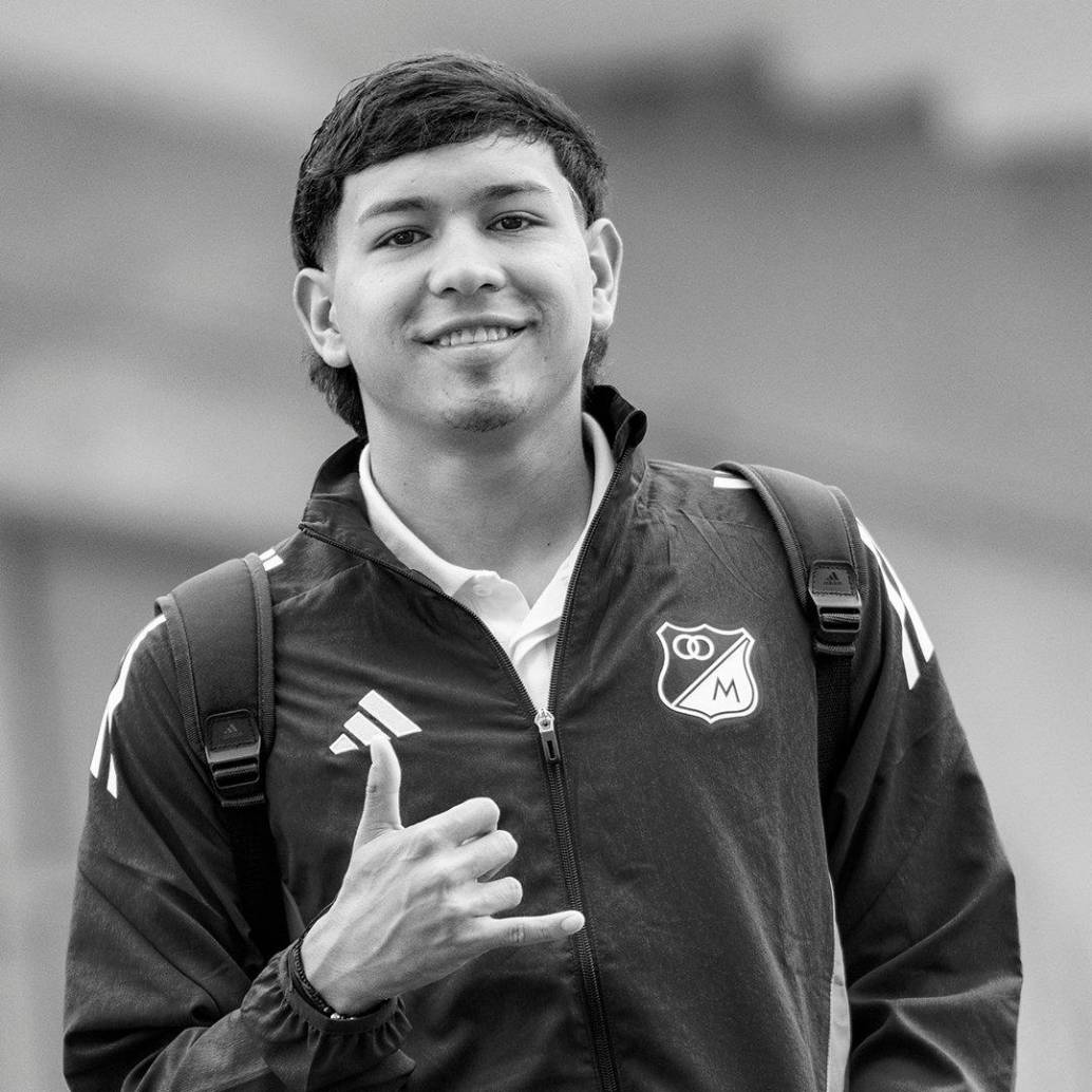 El volante creativo Santiago Castrillón tenía 18 años y estaba próximo a su debut profesional. FOTO: <b>X MILLONARIOS</b>