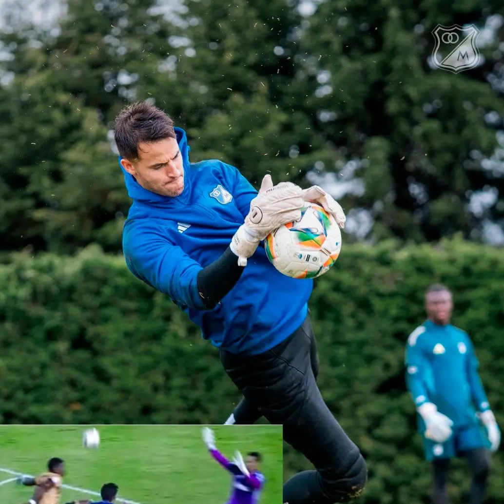 El error de Guillermo De Amores que marcó la derrota parcial ante Águilas. Foto: Tomada de redes @MillosFCoficial