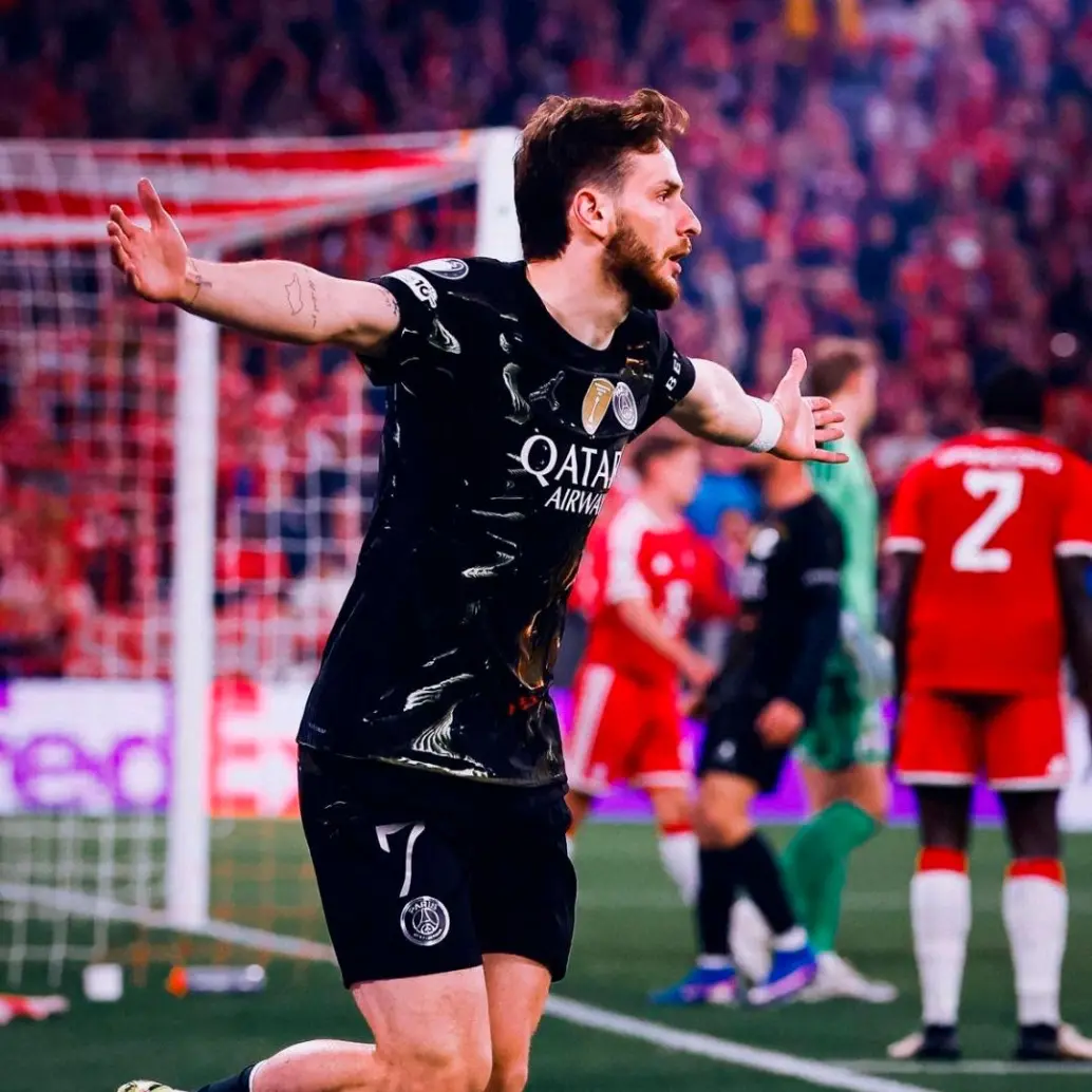 Kvicha Kvaratskhelia ganó su segunda Champions con el PSG. FOTO: <b>INSTAGRAM KVARA7</b>