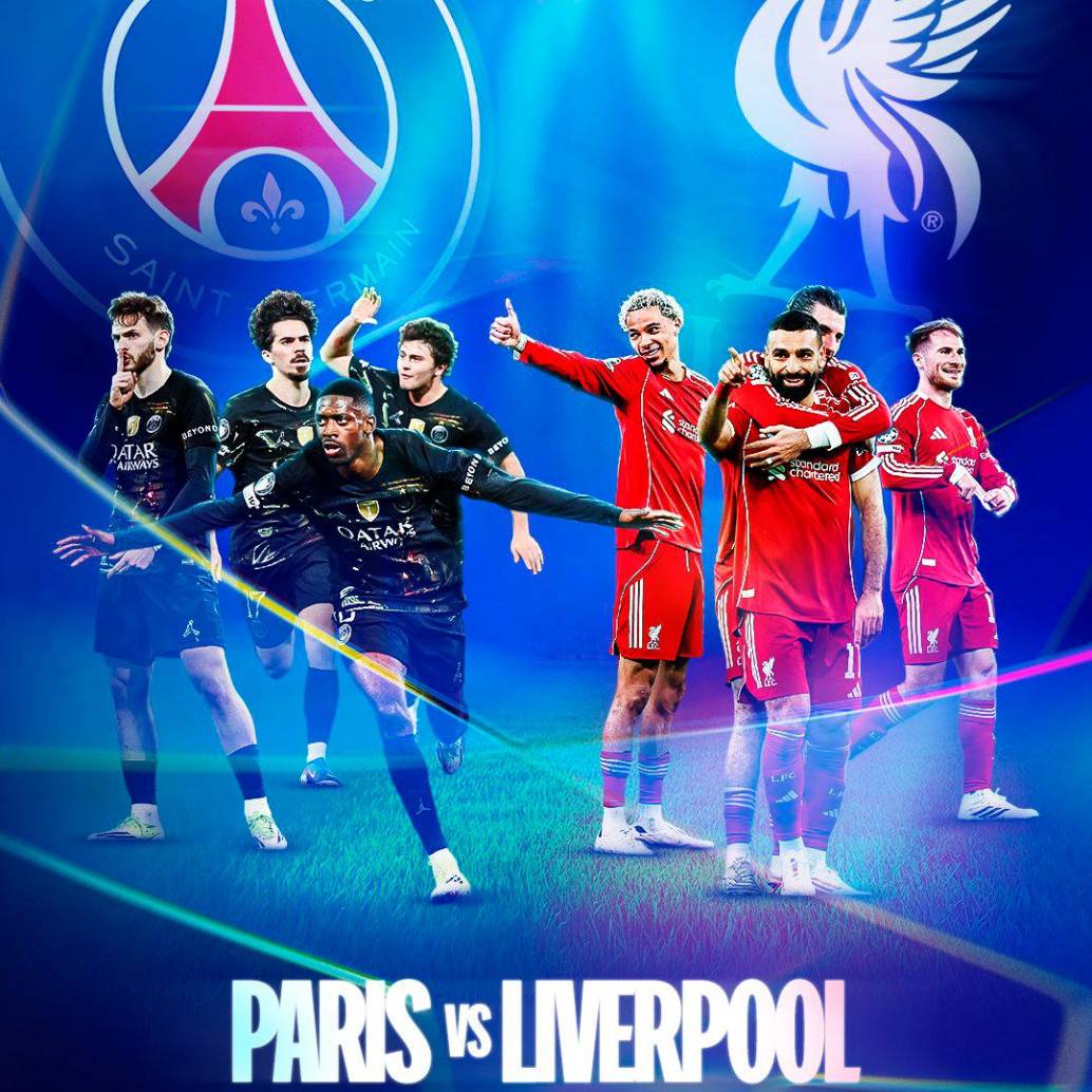 PSG ante Liverpool, uno de los duelos del los cuartos de final de la Champions. FOTO @ChampionsLeague