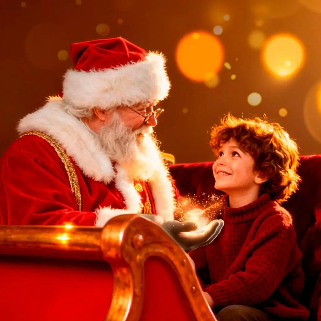 La familia puede visitar a Santa que por estos días se encuentra en Arkadia Centro Comercial. Foto: Cortesía