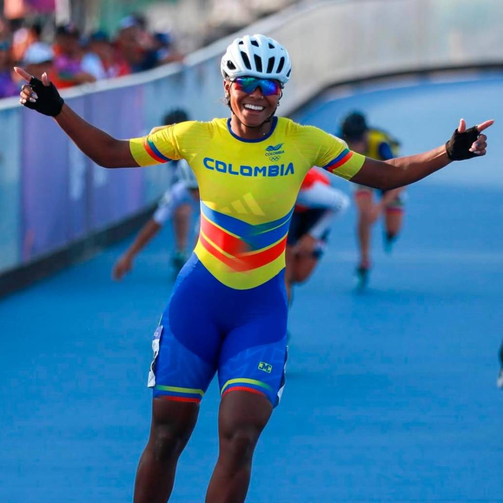 Kollin Castro le dio la primera medalla de oro a Colombia en el Mundial de Patinaje. Foto: Tomada de redes @Olimpicocol