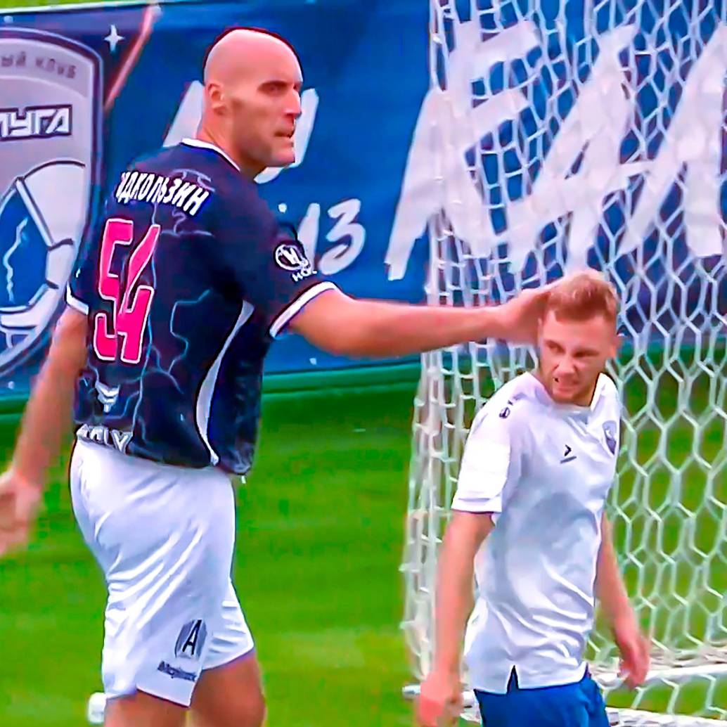 Paul Podkolzin, ex NBA, tiene el récord del futbolista más alto del mundo. FOTO: Captura tomada de @Footballogue
