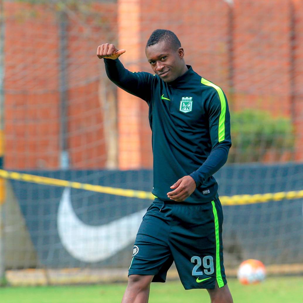 Marlos Moreno, en 2016, en la sede de Guarne, durante uno de los entrenamientos de Nacional. FOTO JUAN ANTONIO SÁNCHEZ