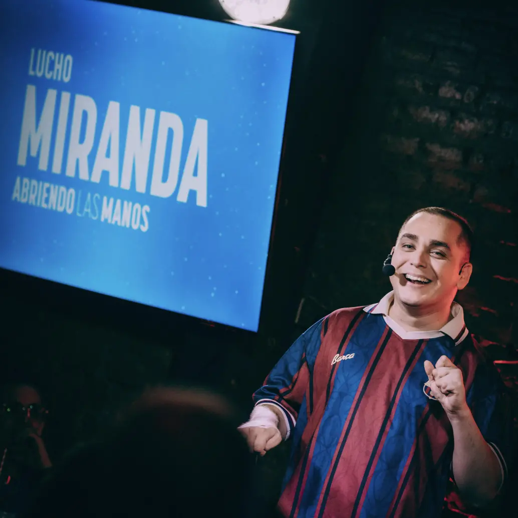 Lucho Miranda, comediante chileno que se presentará en Medellín. FOTO Cortesía