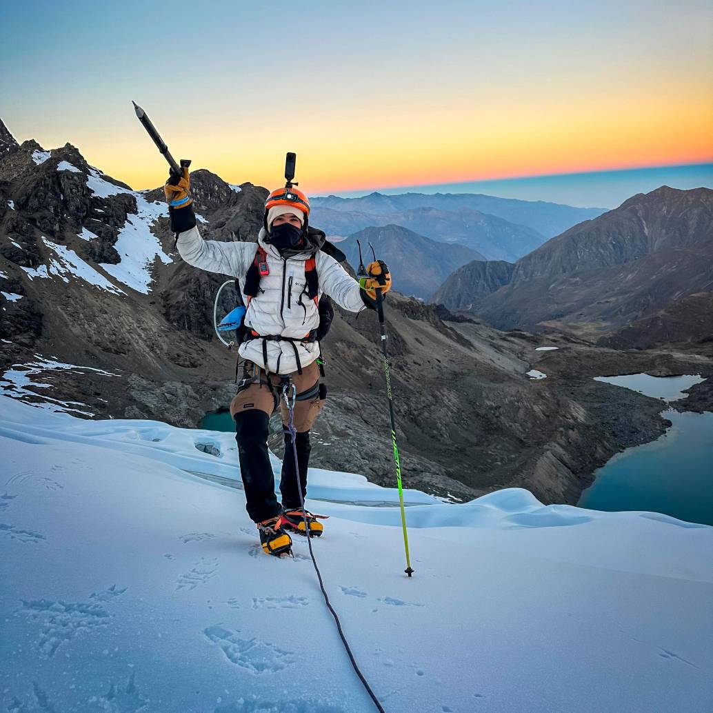 Martín se atrevió a lo que otros nunca habían intentado en esa majestuosa montaña de Perú. Sus desafíos continúan. FOTO CORTESÍA