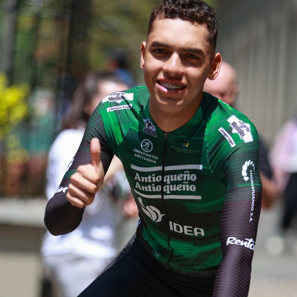 Emilio Echavarría, que comenzó en el ciclismo a los 9 años de edad, dice que tras recuperarse del accidente se viene sintiendo mejor y recuperando el nivel. Tras Rionegro estará en Anapoima. Foto: Manuel Saldarriaga Quintero.