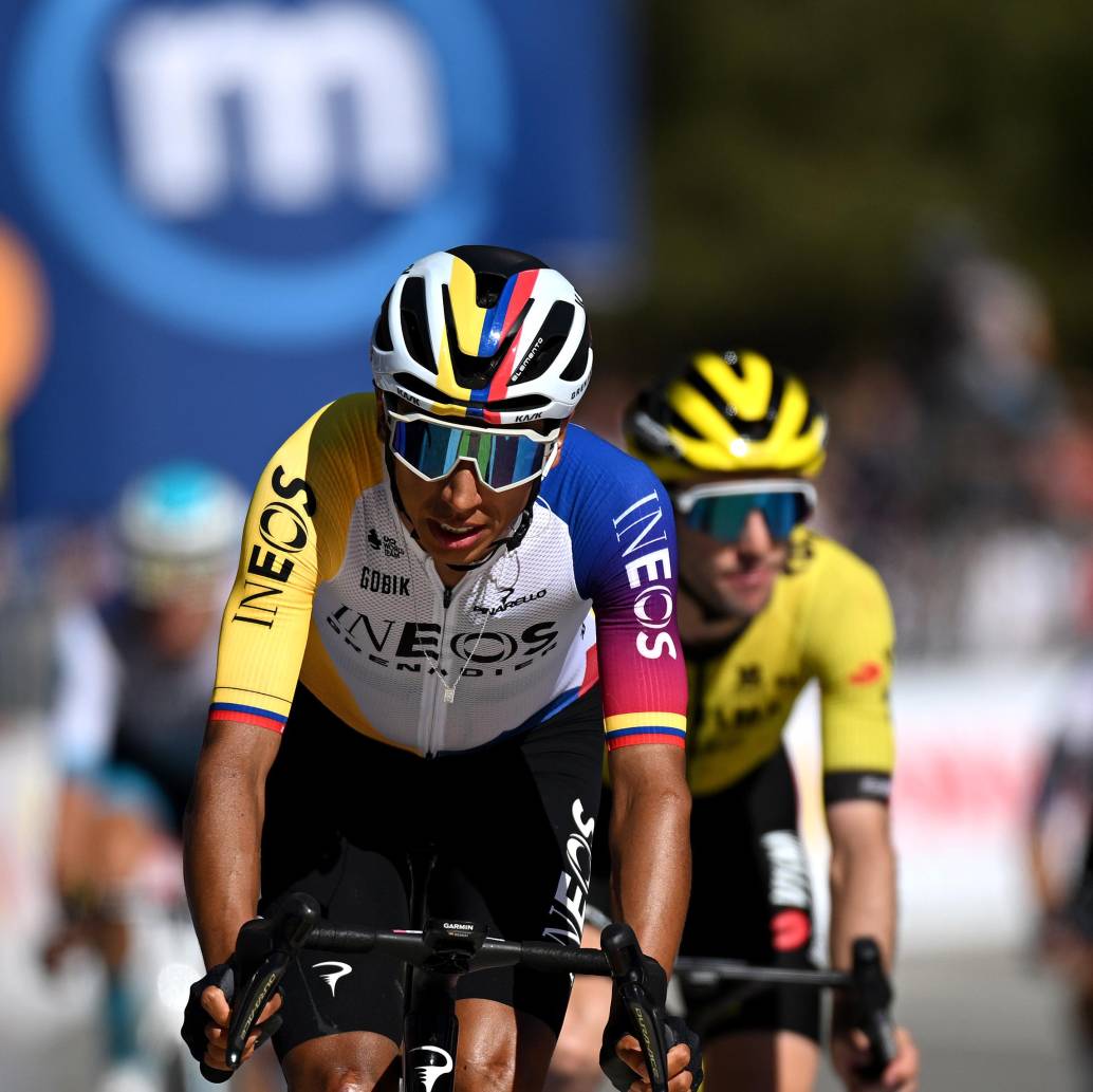 El colombiano Egan Bernal viene de ser sexto en la Vuelta a Burgos. Su gran objetivo es terminar en el top-5 de la ronda española. FOTO GETTY
