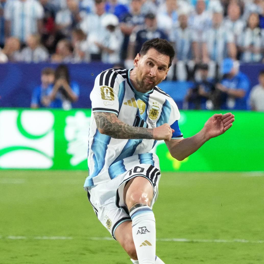 Lionel Messi es el futbolista más veterano que tiene la selección argentina en Norteamérica 2026. El miércoles cumplirá 39 años. <span class="mln_uppercase_mln">FOTO</span> <b><span class="mln_uppercase_mln">getty</span></b>