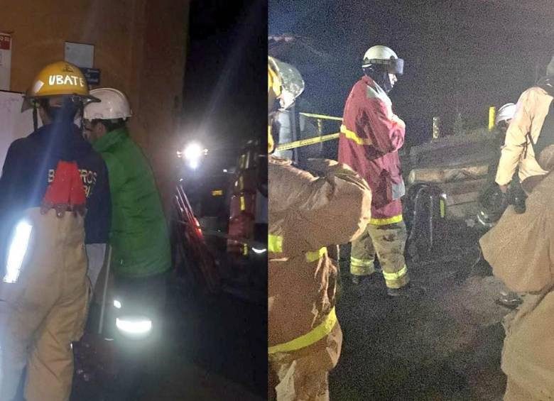 Organismos de socorro atienden la emergencia desde la noche del martes. FOTO: Colprensa-externos