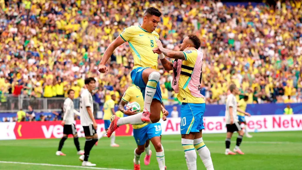 Brasil y Paraguay son las dos selecciones de Sudamerica que ya se instalaron en octavoas de final del Mundial de Norteamérica. FOTO TOMADA X@FIFAcom