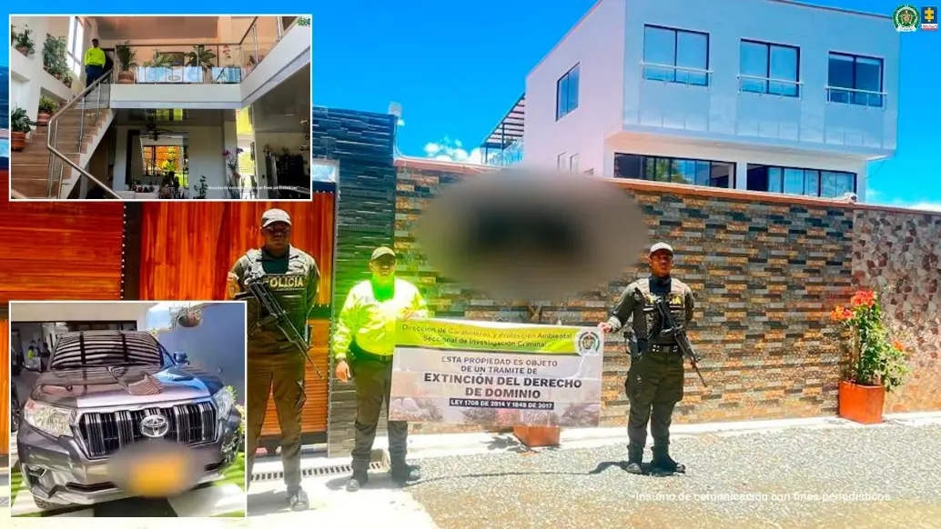Los bienes a los que se les impusieron medidas cautelares están ubicados en Medellín, Buriticá, Santa Fe de Antioquia y Tierralta, Córdoba. FOTOS Cortesía Fiscalía