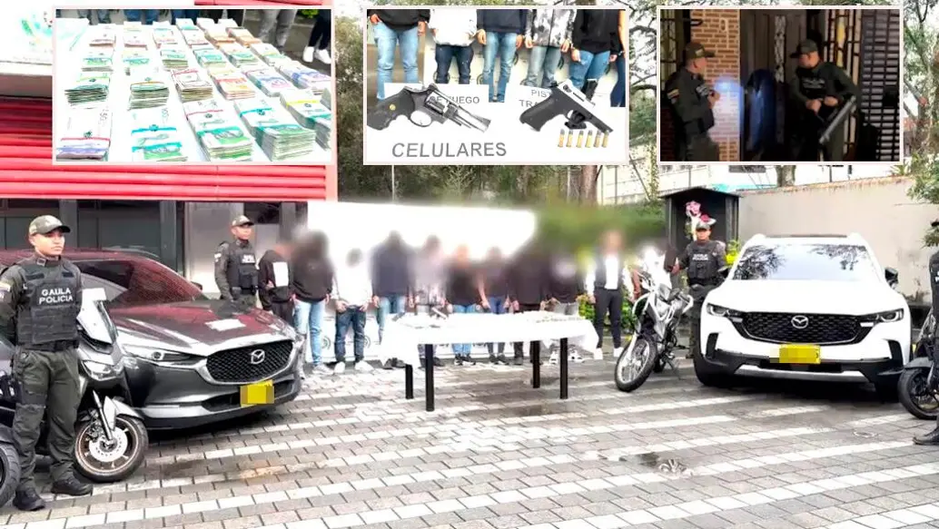 Los 13 capturados fueron puestos a disposición de las autoridades competentes para su judicialización. FOTOS Cortesía Meval