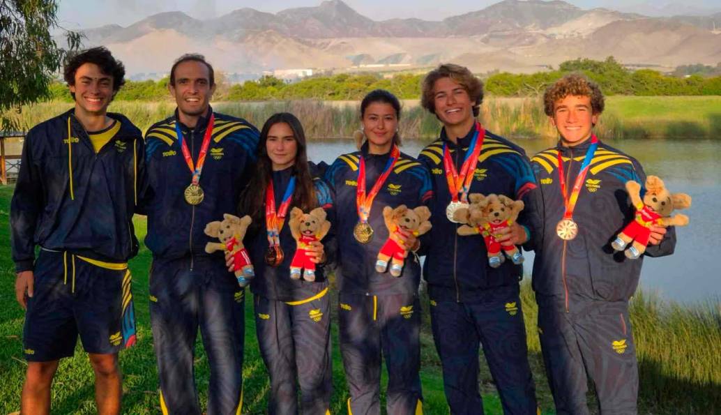 Jornada brillante para Colombia en el esquí naútico de los Juegos Bolivarianos de Ayacucho, con dos oros, tres platas y tres bronces. FOTO CORTESÍA COC 