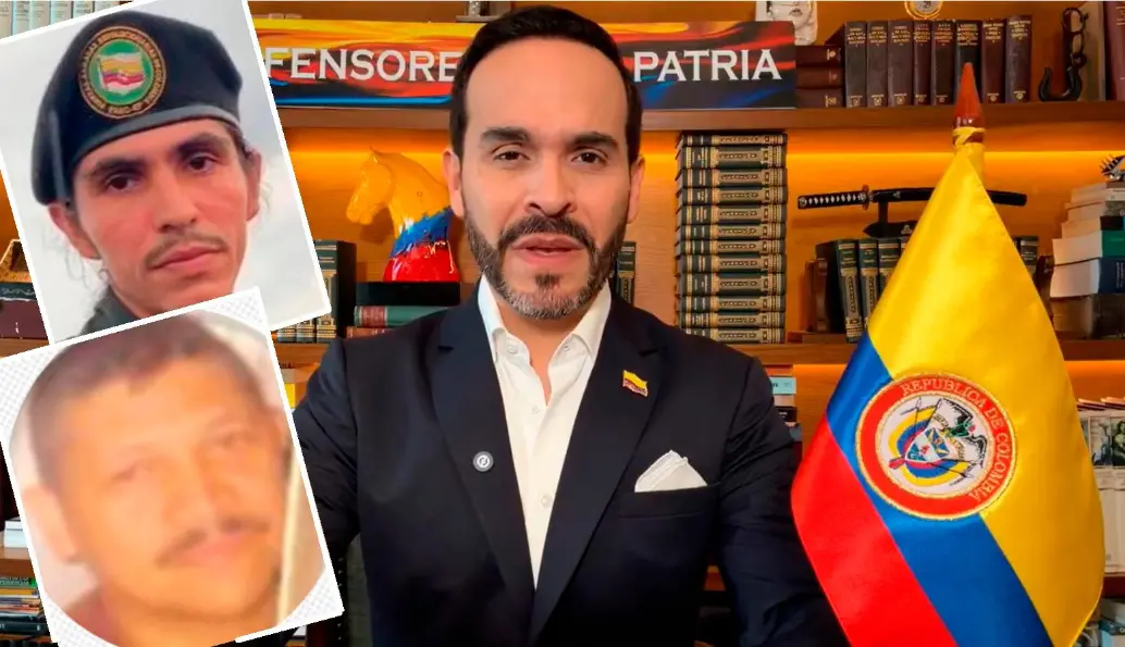 Abelardo de la Espriella, presidente electo de Colombia, declaró objetivo militar a “Alfred” (abajo) y “Andrey” (arriba). FOTOS: CORTESÍA.