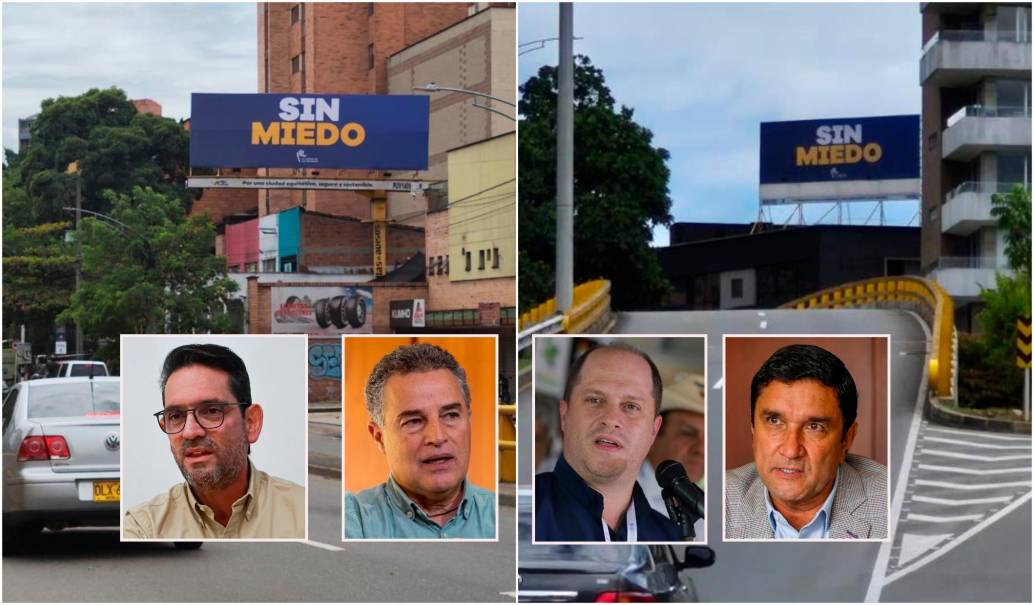  Juan Guillermo Zuluaga, exgobernador del Meta; Aníbal Gaviria, exgobernador de Antioquia, Héctor Olimpo, exgobernador de Sucre; y Juan Carlos Cárdenas, exalcalde de Bucaramanga, anunciaron que inscribirán los comités para recoger firmas. FOTOS EL COLOMBIANO y Cortesía