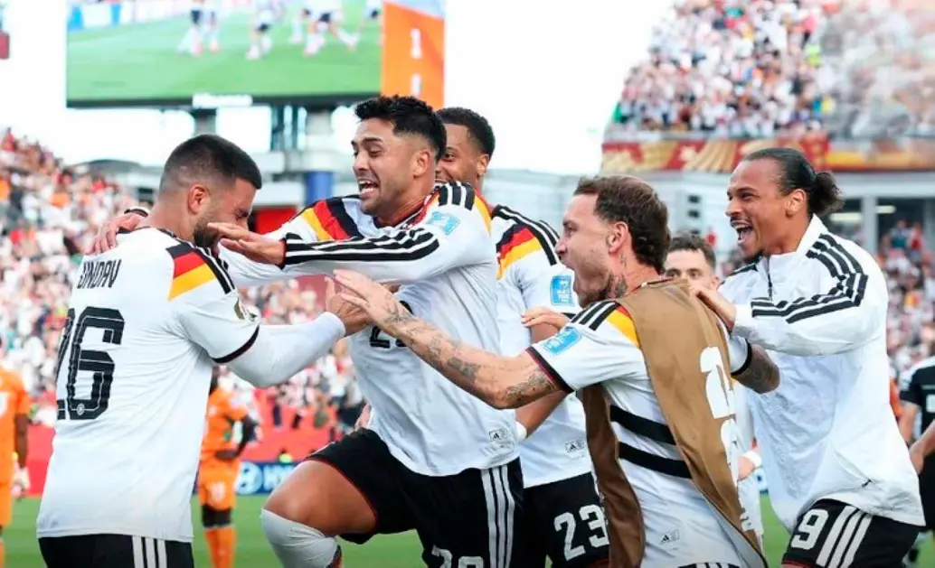 La selección de Alemania tiene el registro de la mayor goleada en el Mundial de Norteamérica ante Curazao, el 7-1 en la fase de grupos. FOTO TOMADA X@FIFAWorldCup