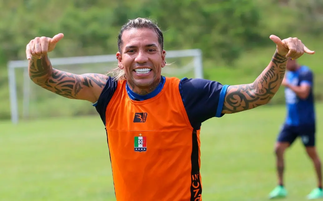 Dayro Moreno con diez goles, es el máximo artillero de la Copa Sudamericana y está cerca de batir más récords si marca este miércoles ante Independiente. FOTO CORTESÍA LA PATRIA 