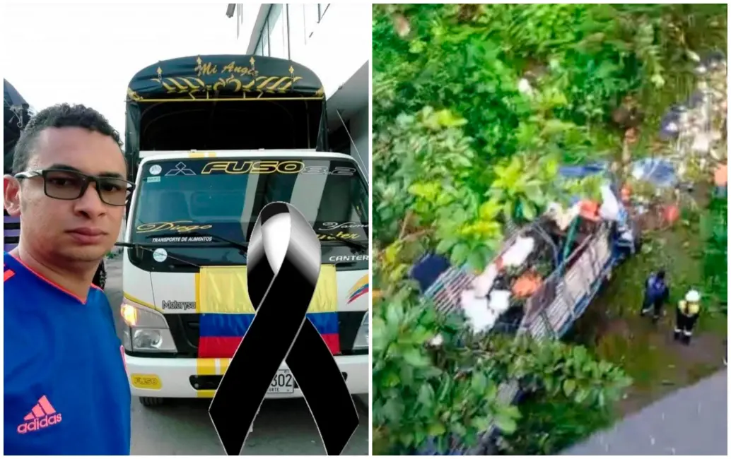 El conductor fallecido en el accidente fue identificado como Ómar Cardona, de Fresno, Tolima. FOTOS Cortesía