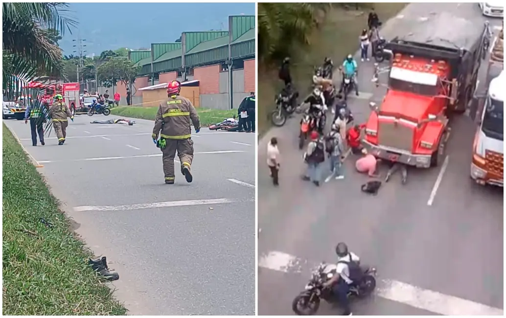 Algunas imágenes de los hechos han sido enviadas por medio de redes sociales. FOTOS Captura de video Denuncias Antioquia