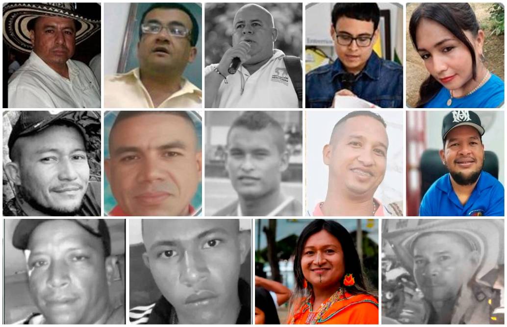 De arriba a abajo, izq. a der.: Jorge Enrique Cano, Martín Emilio Acevedo, Jaime Gallego, Federico Hull, Dianys Valderrama, José Francisco Romero, William Arnulfo Marín, Iván Causil, Dayiston Correa, Juan Camilo Espinoza, Eucario Callejas, Hernando Acevedo, Fernanda Domicó y Fabio Marín. FOTOS Cortesía