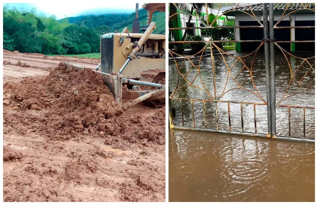 Las lluvias de las últimas semanas han causado varias emergencias en el departamento. FOTOS Cortesía Dagran
