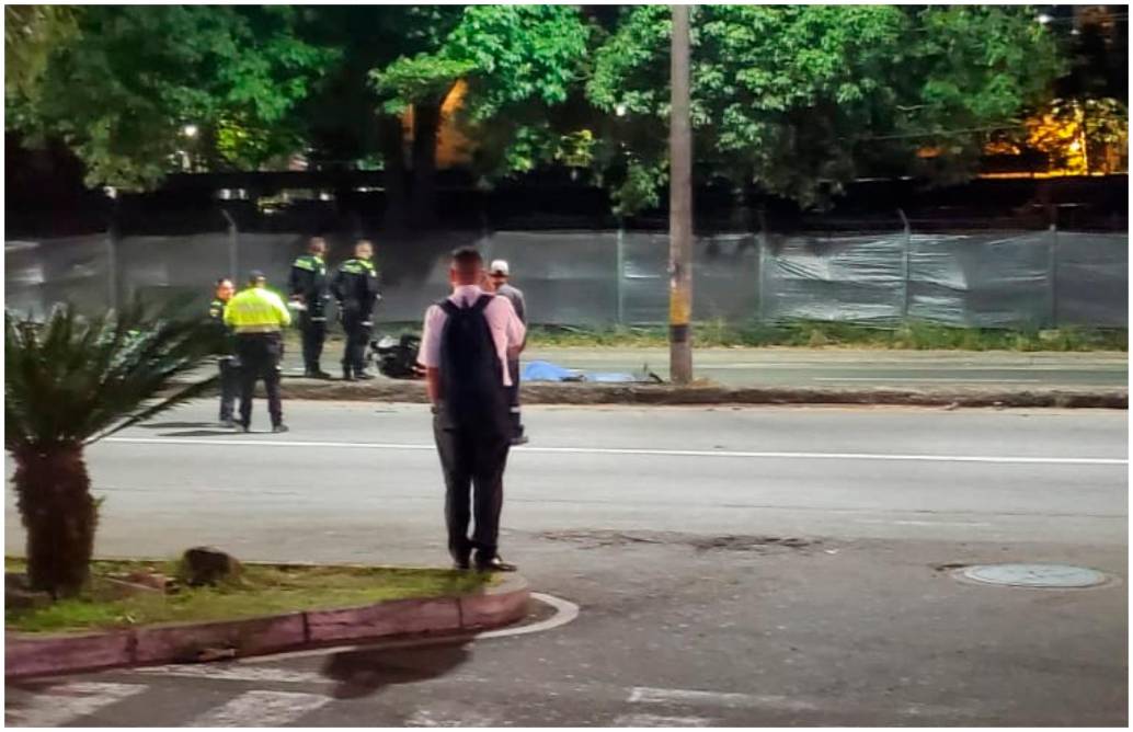 El accidente se registró en la noche de este martes 22 de julio. FOTO Cortesía Denuncias Antioquia