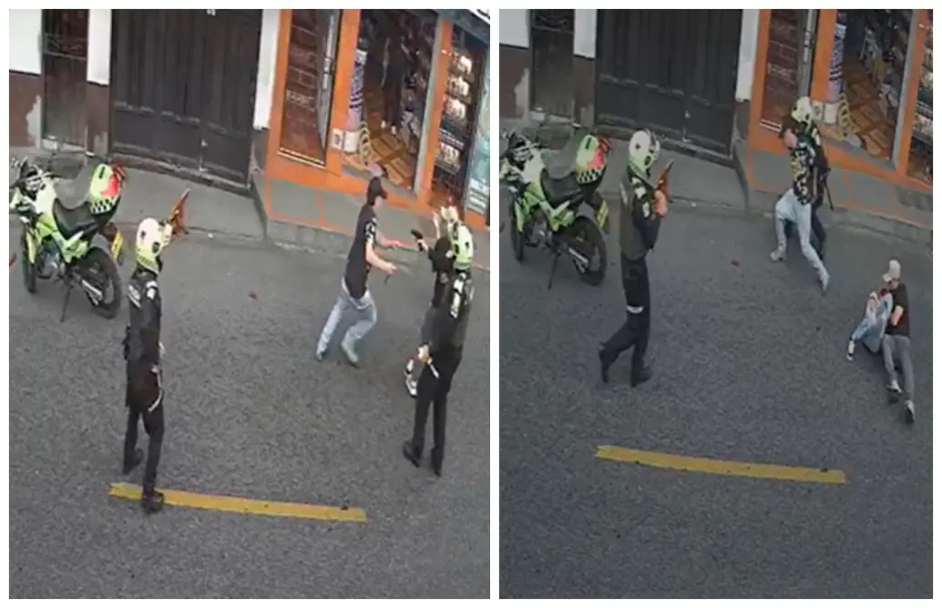 El hecho se registró en el municipio de Copacabana. FOTO Captura de video 