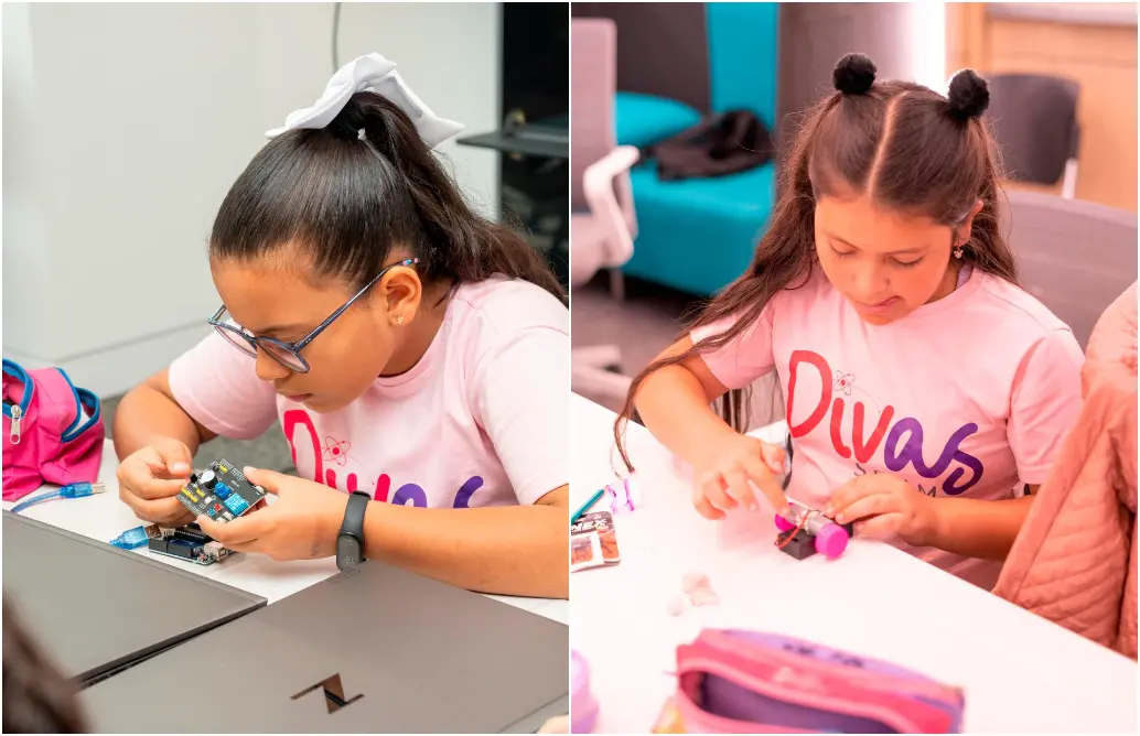 Divas STEM comenzó el año pasado, pero tuvo que limitar la formación por la falta de patrocinio para continuar de lleno. FOTO Cortesía FundaDIV