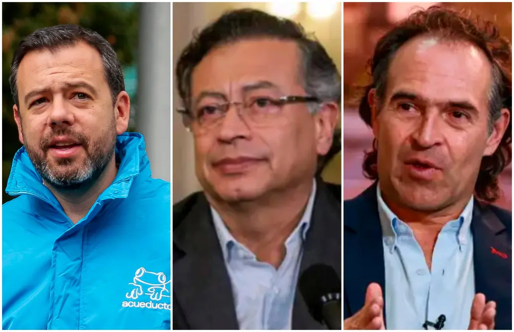 El alcalde Luis Carlos Galán canceló el viaje hace unos días por motivos de agenda. Federico Gutiérrez viajó con los demás mandatarios, en medio del rechazo del presidente Gustavo Petro. FOTOS EL COLOMBIANO y Cortesía