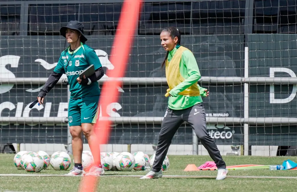 Geraldine Cardona es la capitana de Atlético Nacional femenino. Este martes el verde recibe a Santa Fe en Ditaires. FOTO CORTESÍA ATLÉTICO NACIONAL 